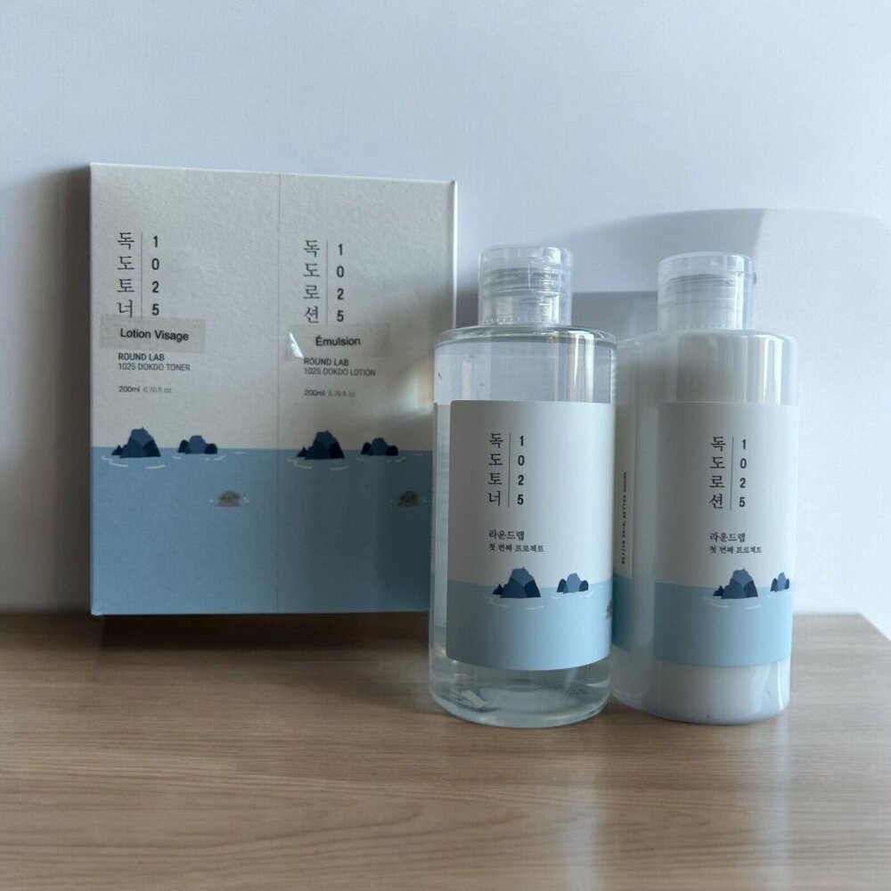 Round Lab 1025 Dokdo Lotion & Toner Duo 200ml + 200 ml / Canadian Based Seller